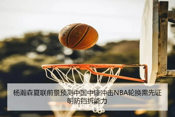 杨瀚森夏联前景预测中国中锋冲击NBA轮换需先证明防挡拆能力